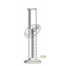 Amber Colour Measuring Cylinders