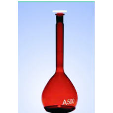 Volumetric Flask Amber