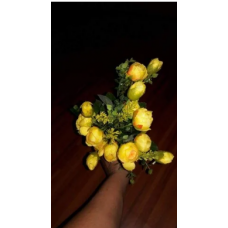 Yellow Plastic Flower