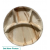 Wooden 12inch Round 4 Partition Areca Leaf Plate