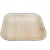 6 Inch Square Areca Leaf Plate