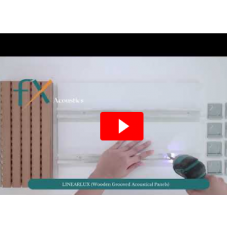 Wooden Grooved Acoustic Panels LINEARLUX