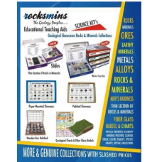 Geological Showcases Rocks and Minerals Collections