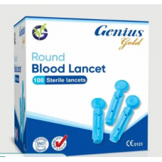 Genius Gold Round Blood Lancet