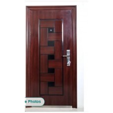 Brown Steel Hinged Door