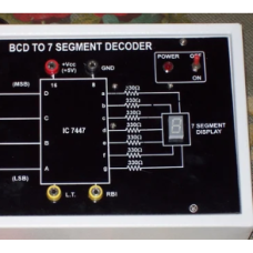 BCD To Seven Segment Decoder Trainer Kit