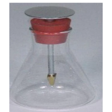 Glass Flask Gold Leaf Electroscope