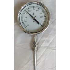 Bimetal Dial Thermometer Vertical