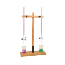 Burette Stand Wooden,Double