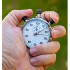 White Stop Watch