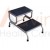 Hospital BED Double Foot Step