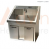 Hospital Scrub Sink Single Bay