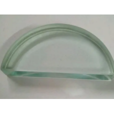 75 Mm Semicircular Glass Slab
