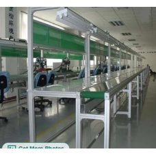 Belt Conveyor With Work Table