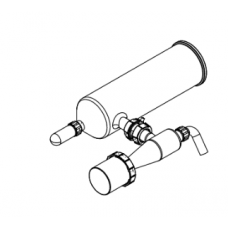 Glass assembly amber glass