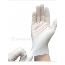 White Rubber Surgical Hand Gloves