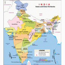 Map of India-political