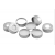 20mm Headspace Crimp Aluminum Cap With White & Beige PTFE Silicon Septa