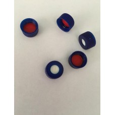 9mm Sterlize Blue Screw Cap with Bonded Pre Slit Red PTFE/ White Silicon Septa