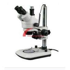 ZOOM STEREO TRINOCULAR MICROSCOPE FOR SCIENCE LAB