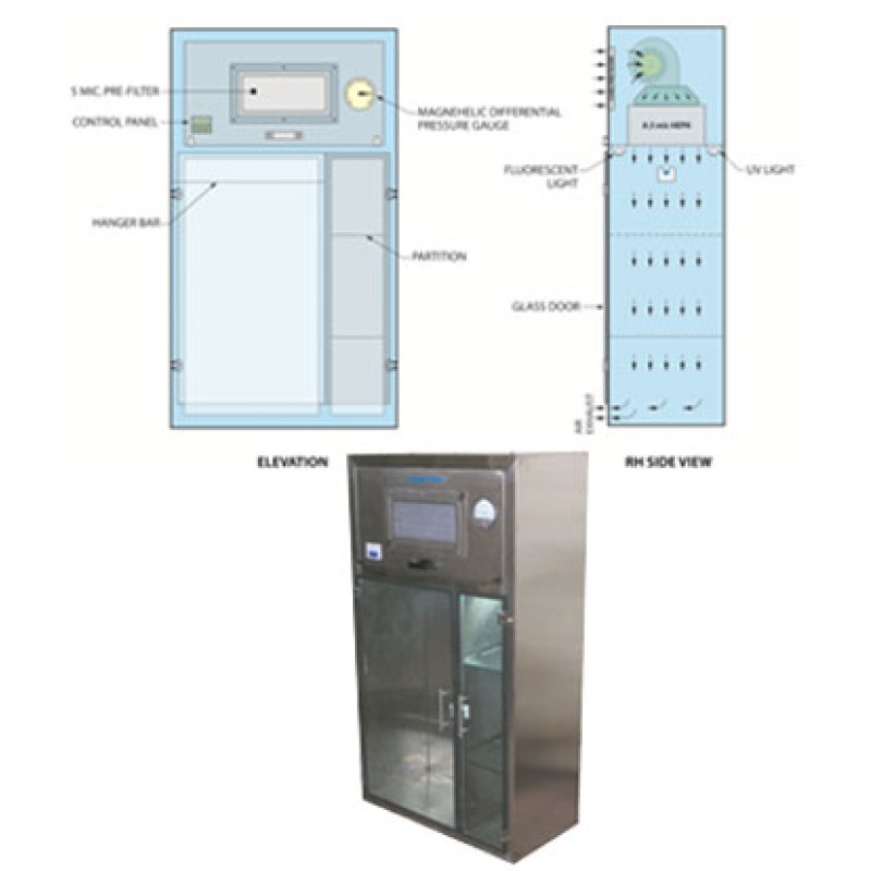 Buy Sterile Garment Storage Cabinet Get Price For Lab Equipment