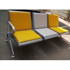 Visitor Waiting Chair - 3 Seater Multicolor Seat