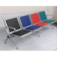 Visitor Waiting Chair - 4 Seater with Cushion
