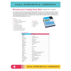 Microprocessor Turbidity-Temp Meter Model No. 630