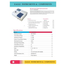 Microprocessor Visible Spectrophotometer