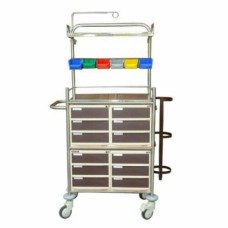 SS Crash Cart Trolley