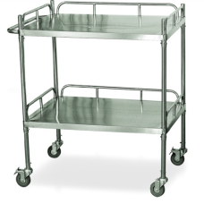 Stainless Steel Hospital Instrument Trolley