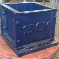 Cube Mould Metal Moulds Disposable Syringes Metal Mound 15x15x15 for Testing Compressive Strength