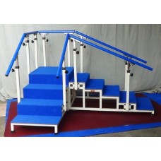 Exercise Staircase with Tubular Base 