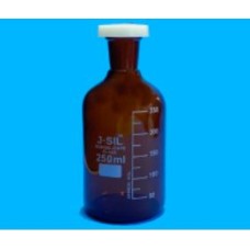 REAGENT BOTTLE AMBER PE STOPPER