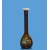 VOLUMETRIC FLASK AMBER & PE STOPPER CLASS A