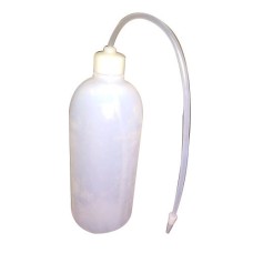 Milky White Plastic Wash Bottle