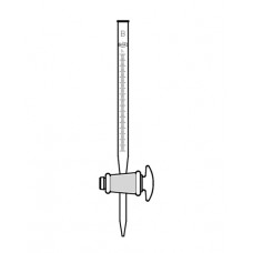 Burettes With Straight Bore PTFE Key Stopcock, Class B