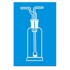 Bottle Gas Washing Complete With Sintered Disc