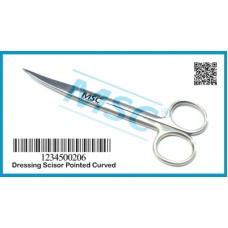 Dressing Scissor Pointed Curved