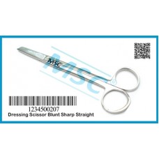 Dressing Scissors Blunt/Sharp Straight