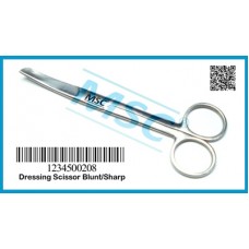 Dressing Scissors Blunt/Sharp Curved