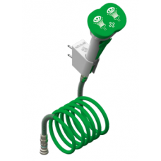 NOVALAB Eye Shower For Mounting On Walls With Spiral Pressure Hose