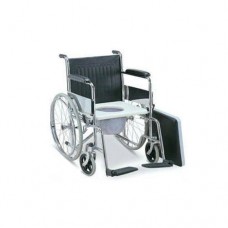 Easy Care Folding Commode Wheelchair