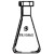 Conical Flask With I/C Stopper