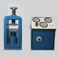 Compression Testing Machine with Three Gauges