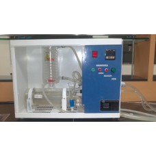 Distillation Unit, All Glass, Single Stage, Cabinet Model