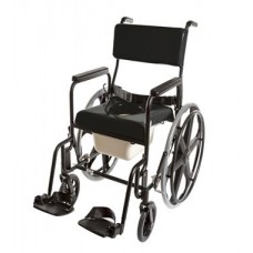WHEEL CHAIR WITH COMMODE