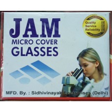 Jam microscope cover glasses