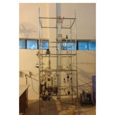 Glass Reaction Cum Fractional Distillation Assembly
