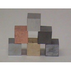 Cube Set Of Six Different Metals